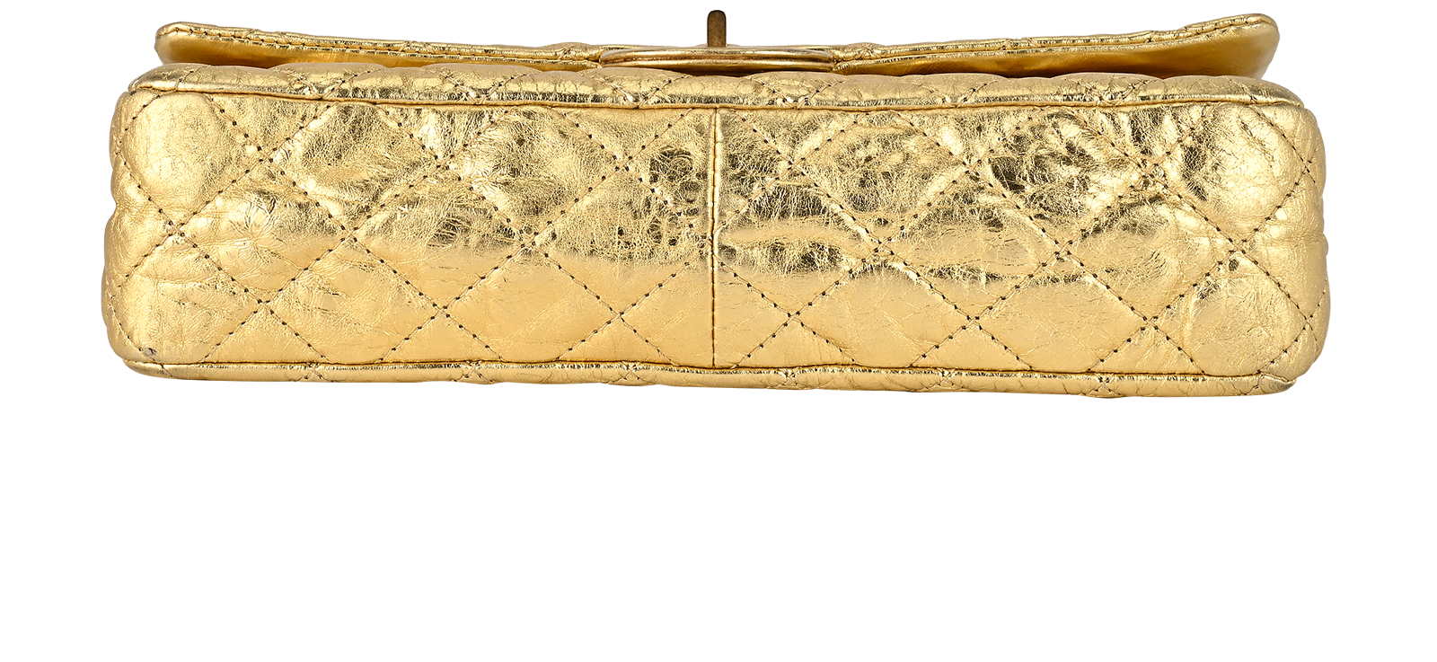 Reissue 226, &pound;1,800, Handbags, Gold, Lambskin Leather, Top view